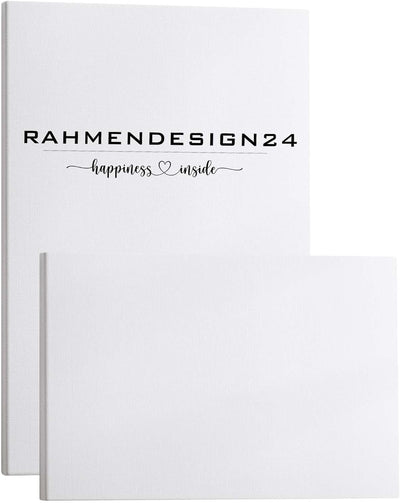 Rahmendesign24 Bespannter Keilrahmen/Leinwand (unbedruckt), 50x80cm, 260g/m² (100% PES), 18 mm (Stan