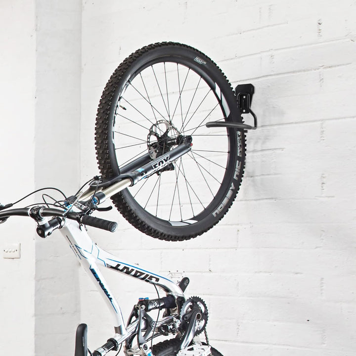 Sioner 4er-Pack Vertikale Fahrradhaken，Fahrradhalter,Heavy Duty Hooks Wandhalterung Fahrradhalter,Fa