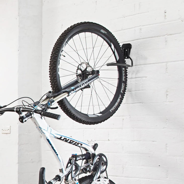 Sioner 4er-Pack Vertikale Fahrradhaken，Fahrradhalter,Heavy Duty Hooks Wandhalterung Fahrradhalter,Fa