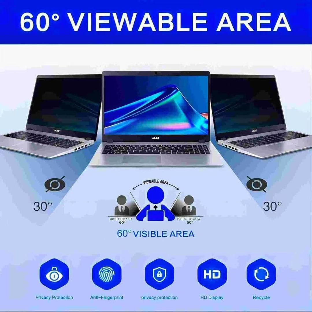Magnetische Datenschutzfolie (14 Zoll), geeignet für Laptops mit abnehmbarem 16:9-Blendschutzfilter,