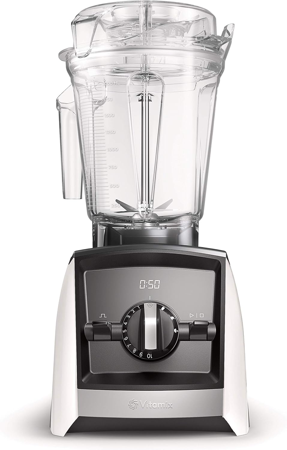 VITAMIX ASCENT 2500 WEIss 3 automatische Programme und Geschwindigkeitswahlschalter 1-10 Weiss, 3 au