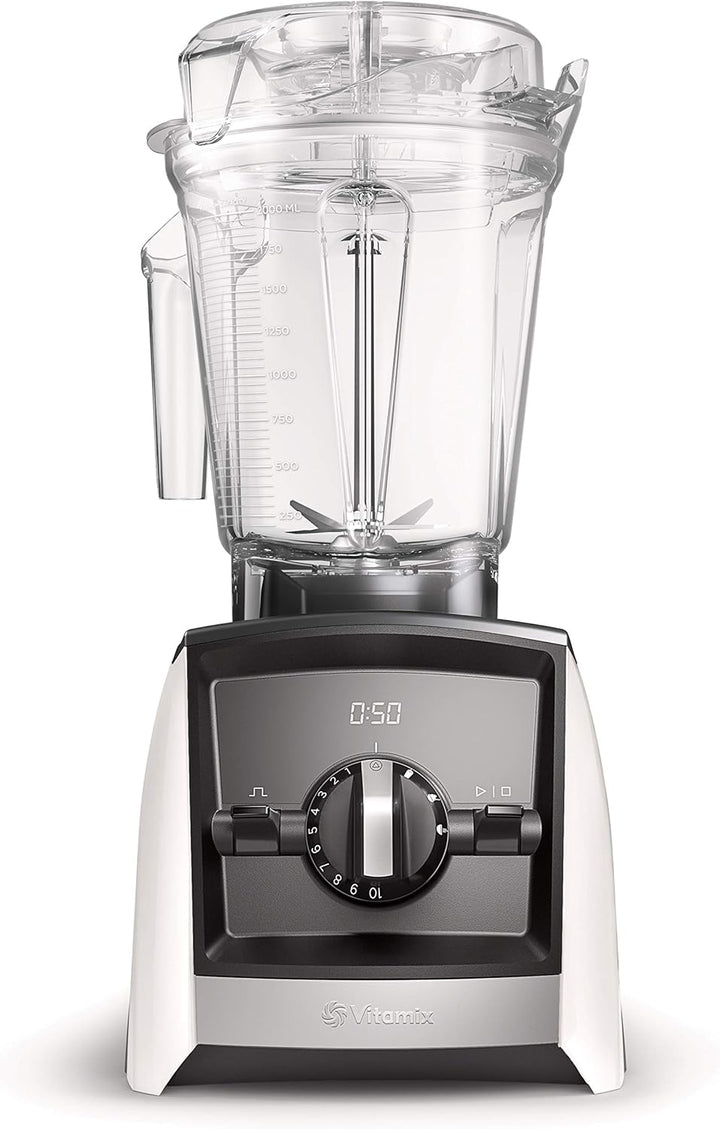 VITAMIX ASCENT 2500 WEIss 3 automatische Programme und Geschwindigkeitswahlschalter 1-10 Weiss, 3 au
