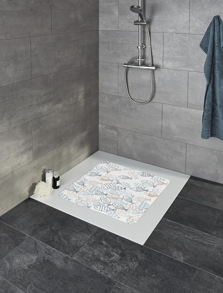 Kleine Wolke Sardinas Duscheinlage Multicolor 55x 55 cm 55 x 55 cm (Quadratisch) Multicolor, 55 x 55