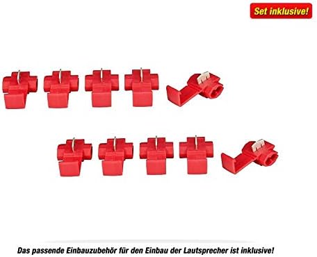 Mediadox Alpine Front/Heck 16,5cm/165mm Auto Lautsprecher/Boxen/Speaker Komplett-Set kompatibel mit