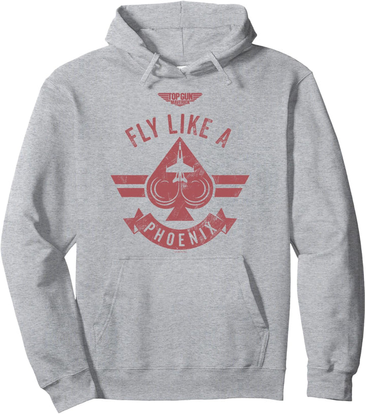 Top Gun: Maverick Fly Like A Phoenix Spade Card Logo Pullover Hoodie