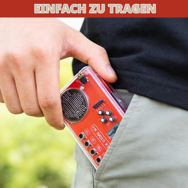 Löten DIY Elektronische Kits Digitalradio, Lötpraxis-Kit mit Digitaler Anzeige für HD-Radio, DIY Ele