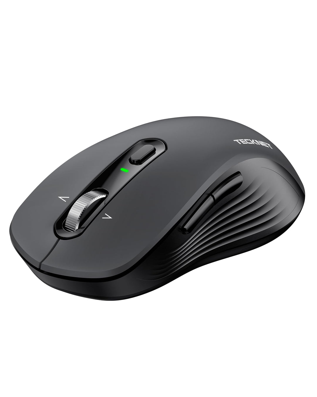 TECKNET Bluetooth Maus, Maus Kabellos (BT 5.0/3.0 + 2.4G), 4-Wege-Scrollrad Leise Funkmaus mit USB-A