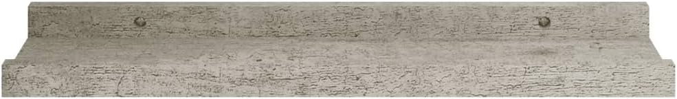 homiuse Wandregal 4 STK. Betongrau Wandregal Holz Wand BüCherregal Wand Regal Holz Wandregal KüChe K