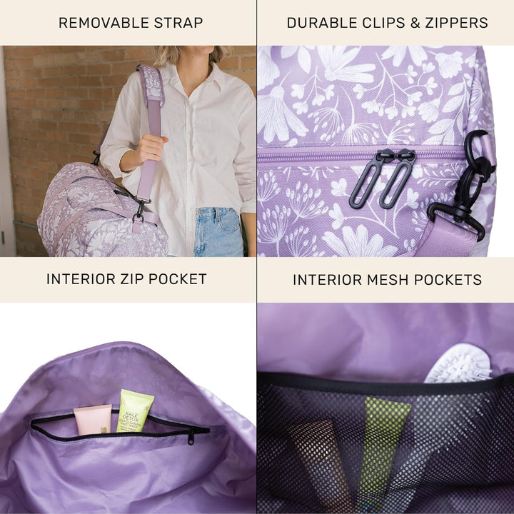Jadyn Unisex-Erwachsene Weekender Gepäck-Handgepäck L Dusty Lavendel, L Dusty Lavendel