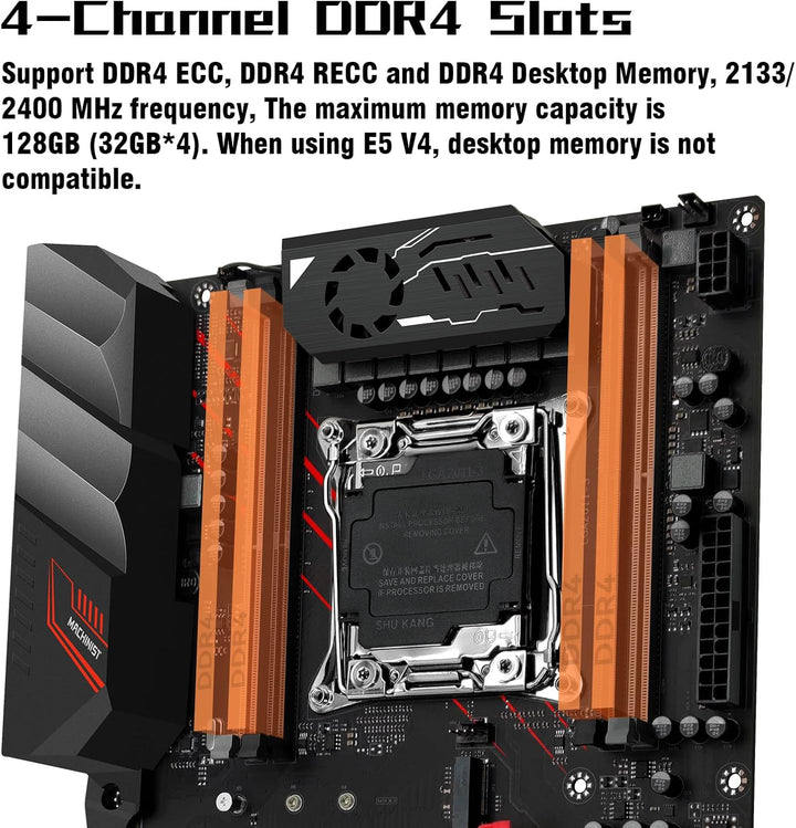 MACHINIST X99 Computer-Motherboards, LGA 2011-V3 (Intel Core i7 5./6. Generation) ATX Server Motherb