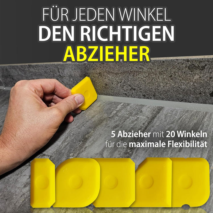 Das perfekte Fugenabzieher Set mit allem was du brauchst - Für Anfänger und Profis mit Anleitung (FU