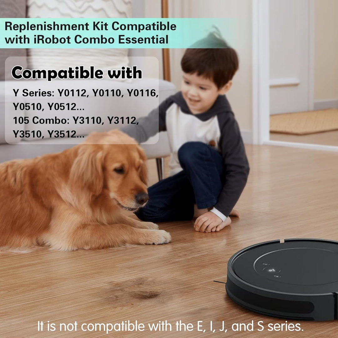Zubehör Ersatz für iRobot Roomba Combo Essential Saug- und Wischroboter | (Y0112 Y0110 Y0512 Y0510),