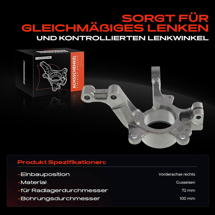 Achsschenkel Radaufhängung Vorne Rechts für Clio Grandtour KR0/1 Clio III BR0/1 CR0/1 2005-2019 8200