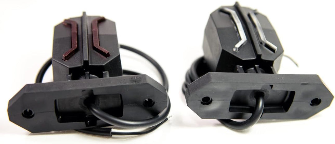 2 x LED Gummi Begrenzungsleuchte Seitenleuchte modern 12V 24V mit E-Prüfzeichen Positionsleuchte Aut