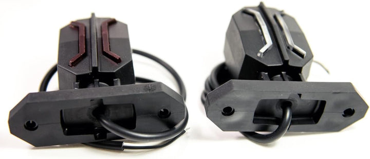 2 x LED Gummi Begrenzungsleuchte Seitenleuchte modern 12V 24V mit E-Prüfzeichen Positionsleuchte Aut