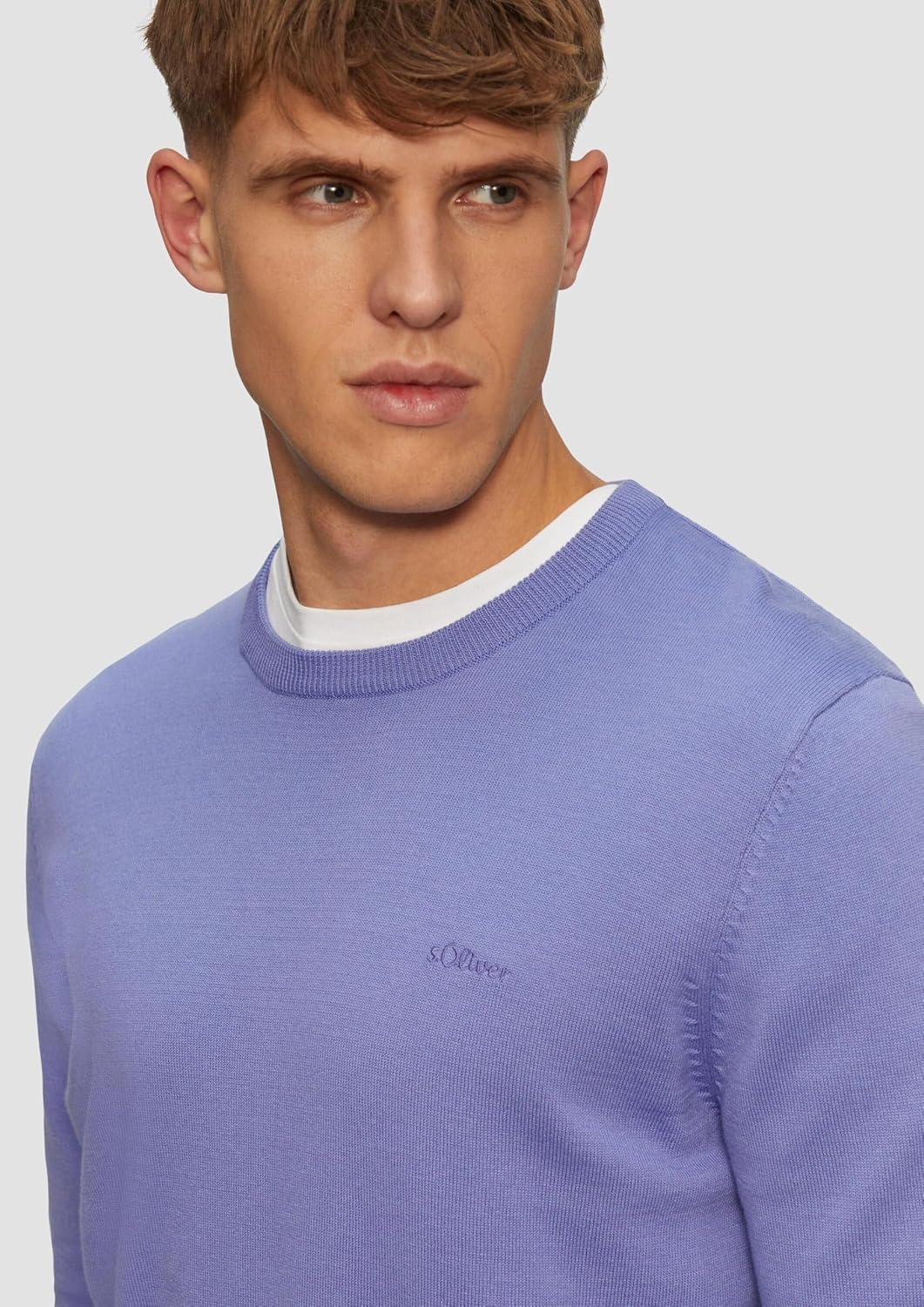 s.Oliver Pullover aus Feinstrick M 5366_himmelblau, M 5366_himmelblau