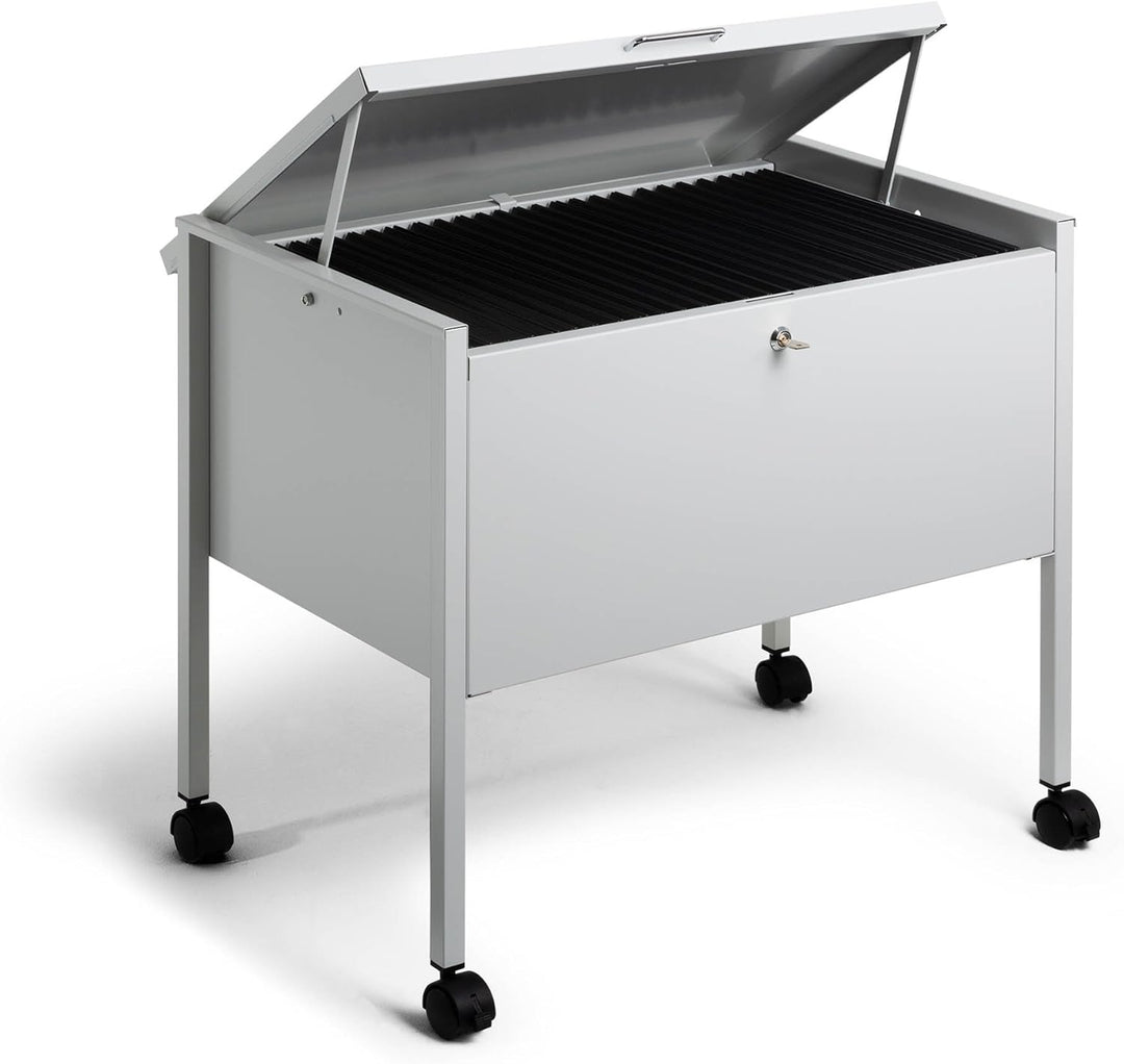 Durable Eco Hängemappenwagen 80 A4 Top, grau, 309810 Abschliessbar Grau, Abschliessbar Grau
