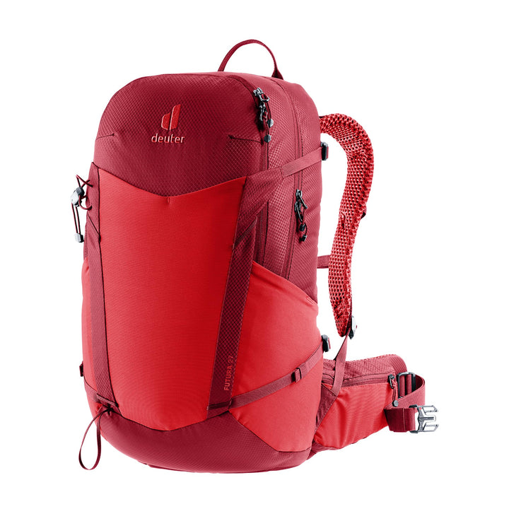 deuter Futura 27 Wanderrucksack mit Netzrücken &amp; Regenhülle Cherry-masala, Cherry-masala