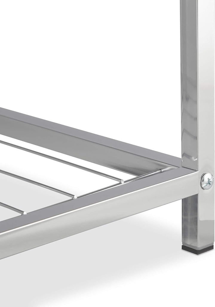 Relaxdays, weiss Hocker gepolstert, Kleiner Sitzhocker, Quadratisch, Polsterhocker mit Ablage, Badho