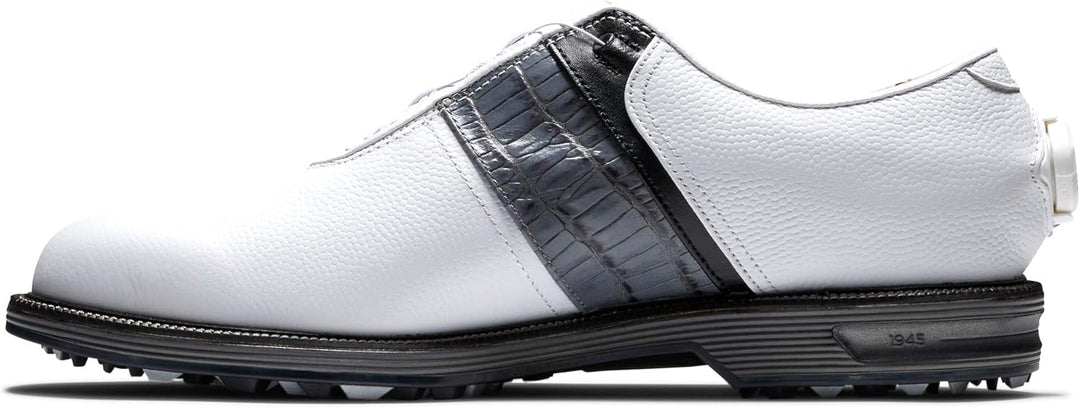 FootJoy Herren Premiere Serie Tarlow Golfschuh 39.5 EU X-Weit Weiss Grau, 39.5 EU X-Weit Weiss Grau
