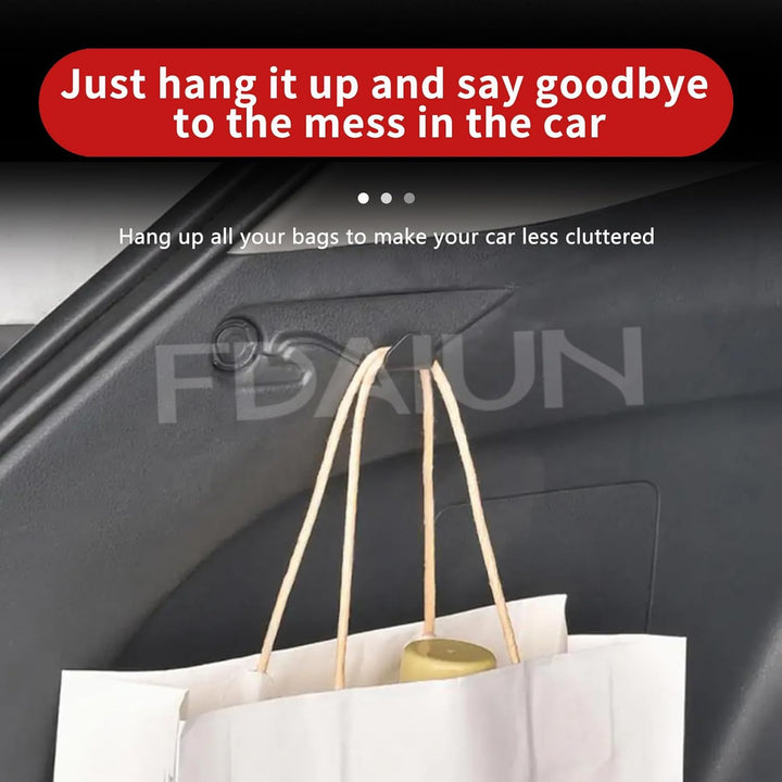 Für 2019-2025 Toyota RAV4 Auto Kofferraum Haken,Kofferraum Organizer 2 Stück Kofferraum Haken Clips