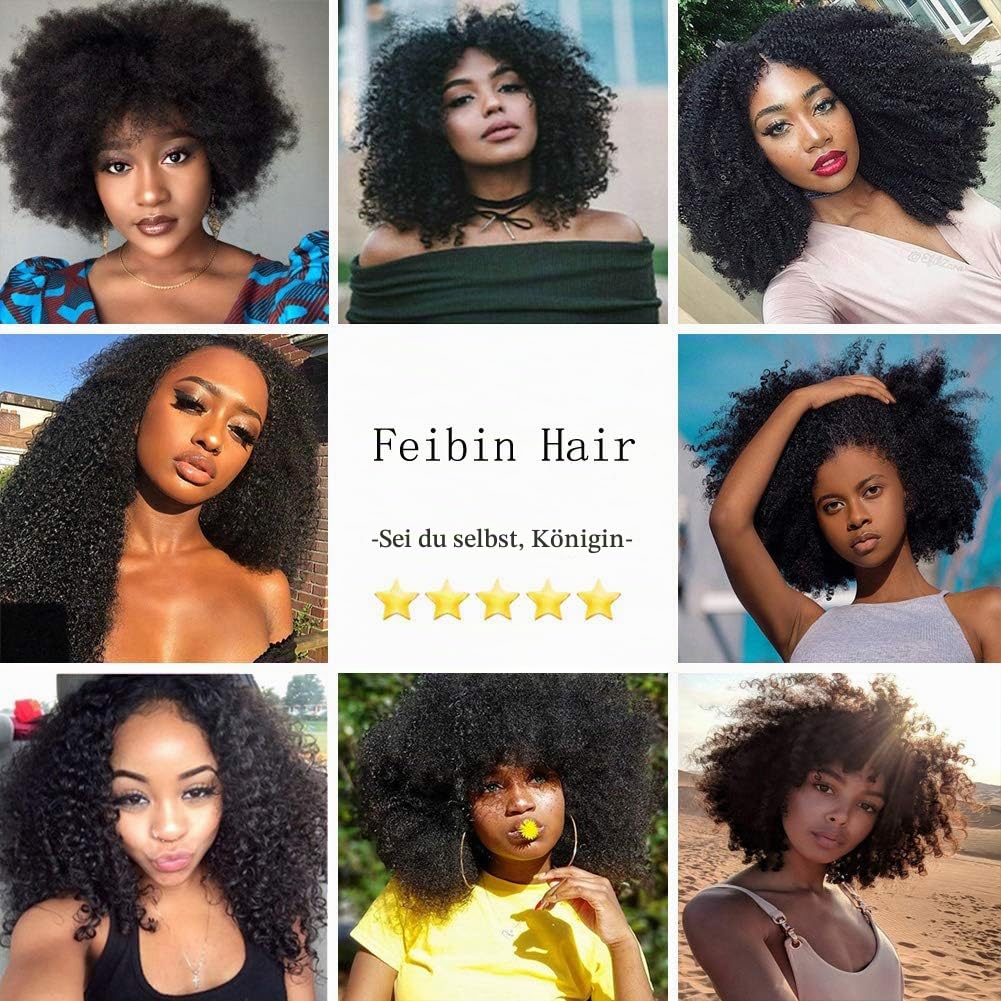 Afro Kinkys Curly Remy Human Hair Weave 3 Bundles Wefts 4B 4C Unprocessed Brazilian Virgin Hair Exte