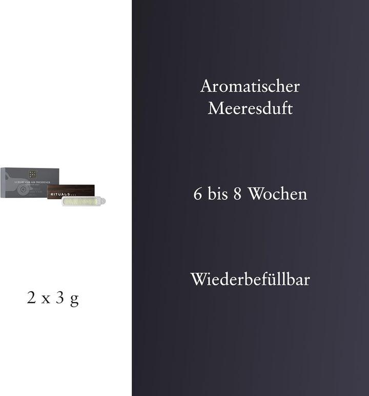 RITUALS Auto Parfüm Homme Car Air Freshener – Auto Duft mit Aroma von Amber und Moschus – Auto Lufte