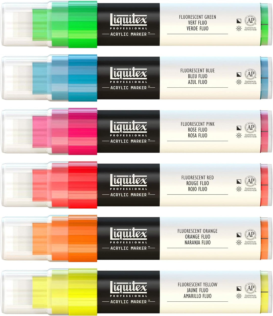 Liquitex 4690005 Professional Paint Acrylfarben Marker, Künstlerpigmente zum Zeichen, Malen auf Papi