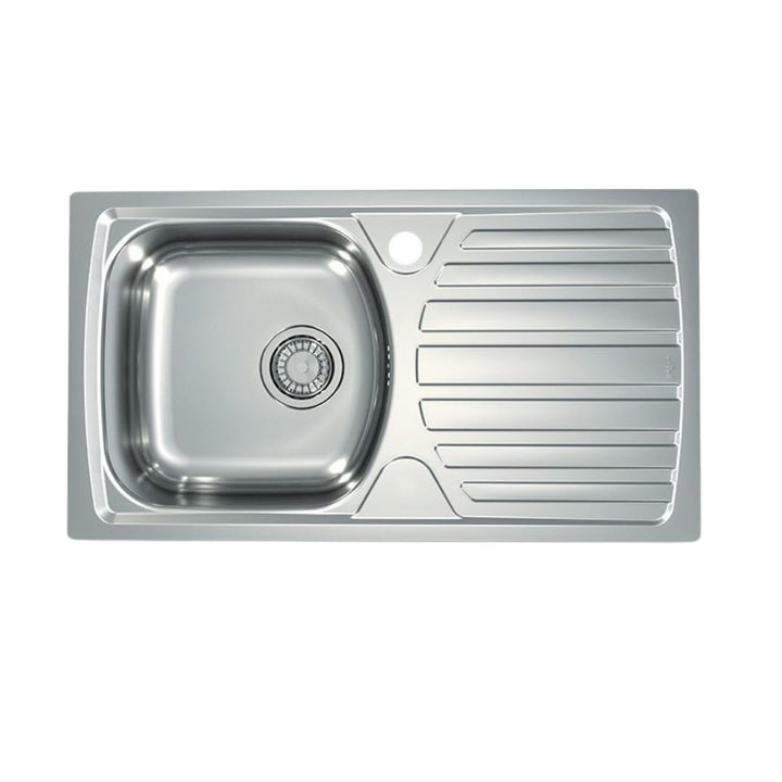 VBChome: Einbauspüle 780 x 435 mm Camping Küchenspüle - Satinstruktur Alveus Basic 170 Spülbecken ED