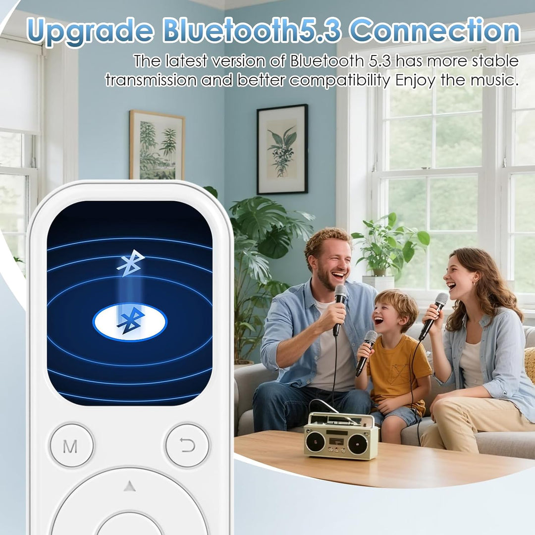 64 GB MP3-Player mit Bluetooth 5.3, tragbarer Musik-Player mit HiFi-Klangqualität und FM-Radio, 300