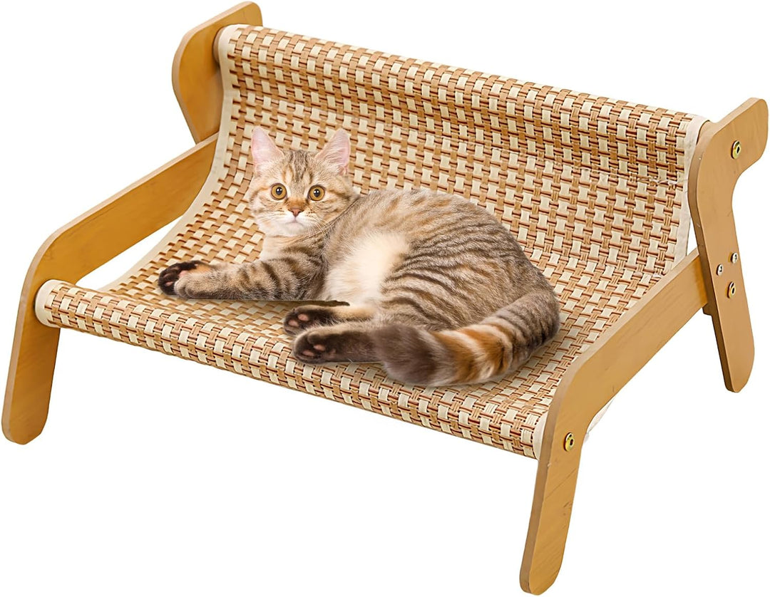 Sisal Kratzstuhl für Katzen – Outdoor & Indoor Katzen-Lounge-Stuhl, 2-in-1 & Bett | Stabiles, hausti