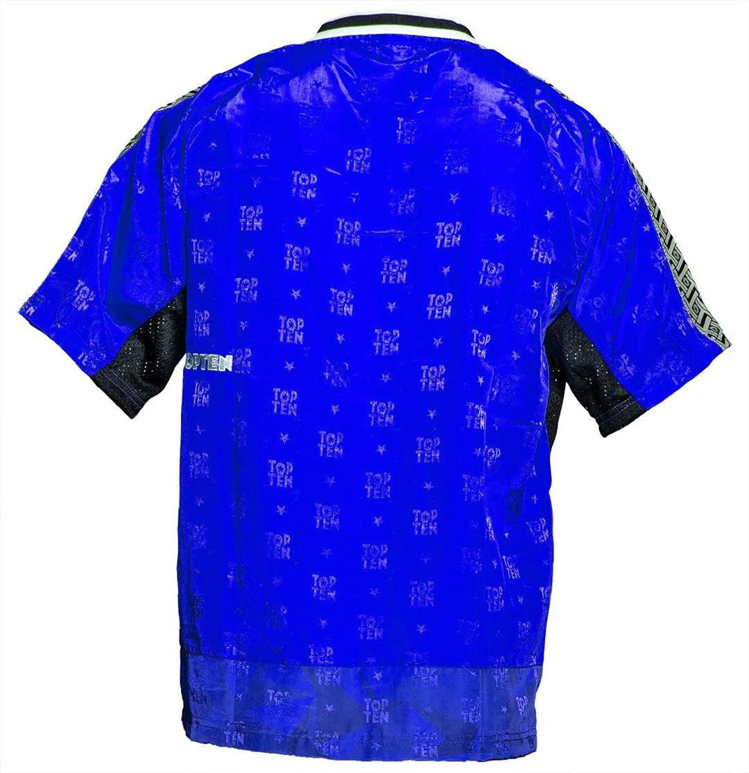 T-Shirt mit V-Ausschnitt zum Kickboxen „Kickboxjacke Prism“ Blau L, Blau L