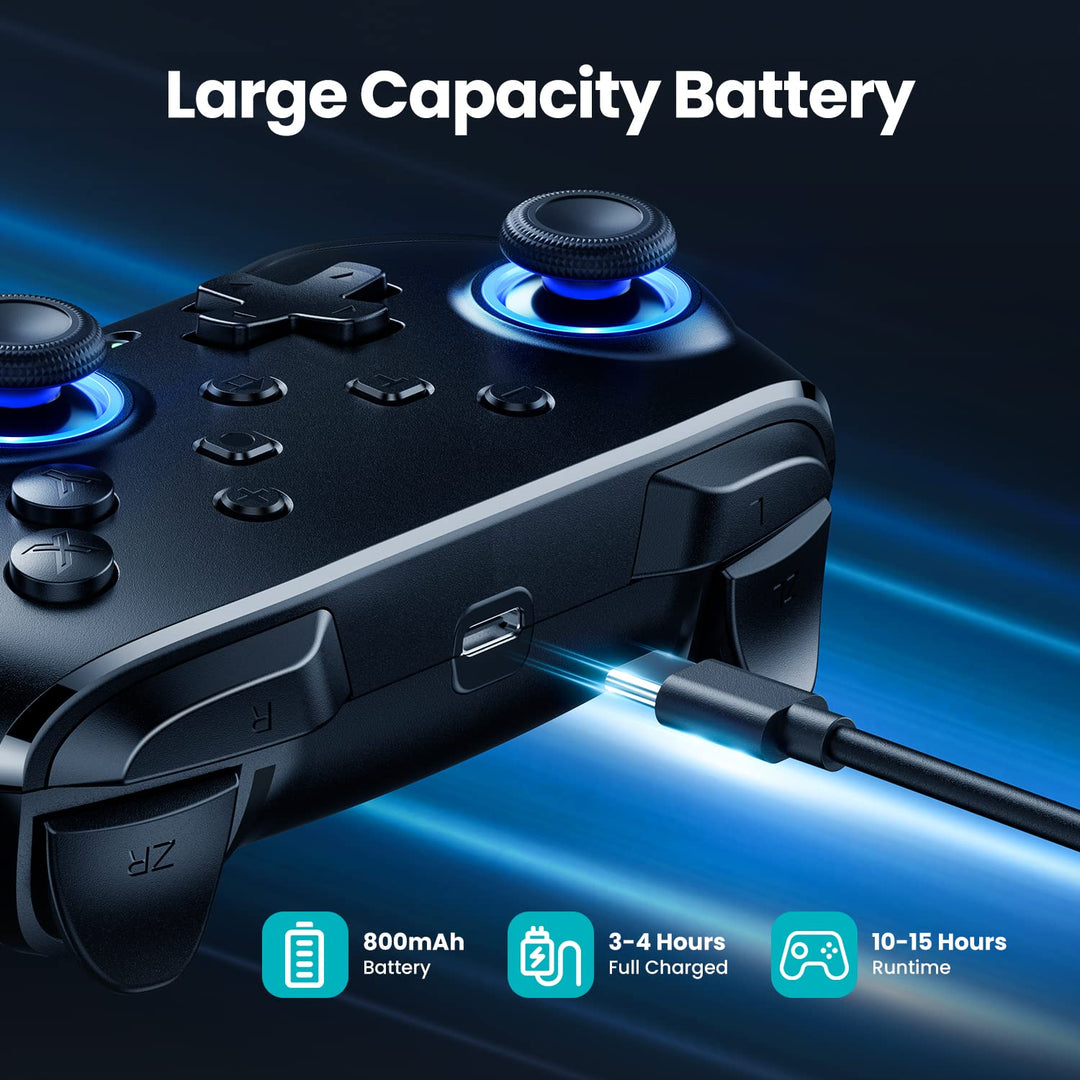 VOYEE Wireless Switch Controller, Compatible with Switch Pro Controller for Switch/Switch Lite/OLED/