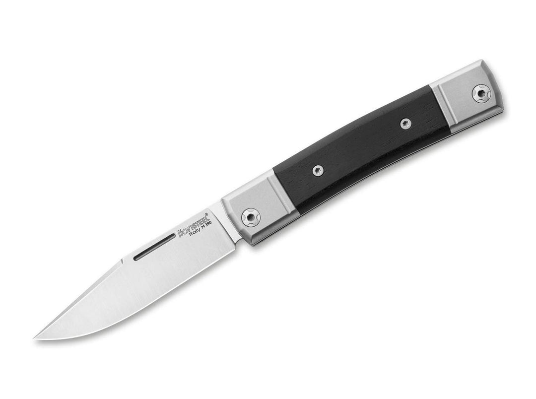LionSteel Unisex – Erwachsene Bestman I Ebony, schwarz, 17 cm