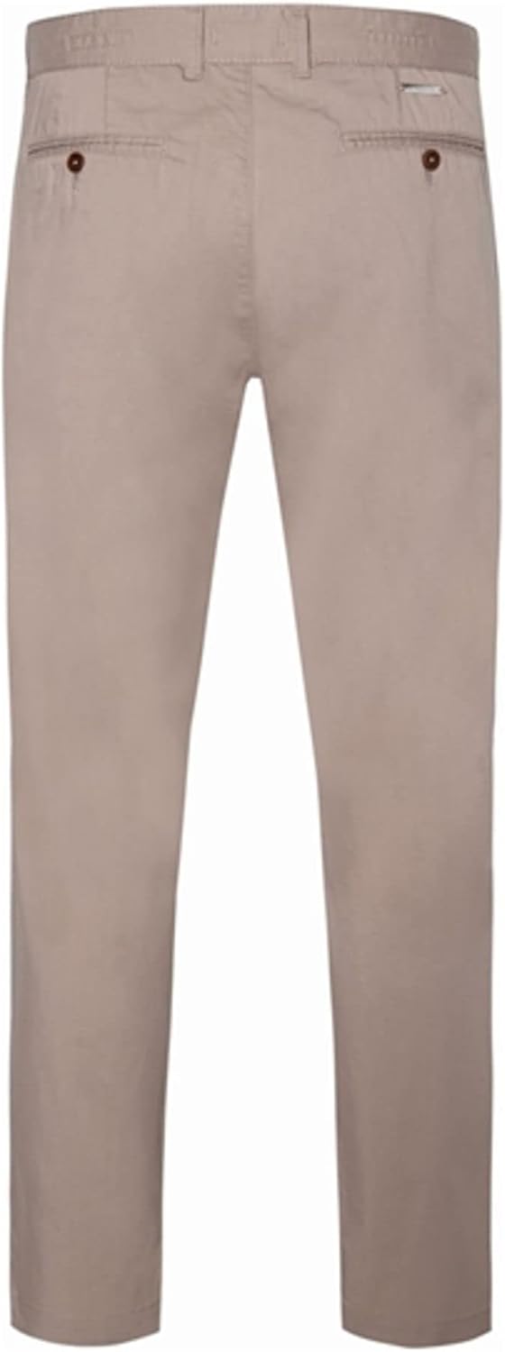 ALBERTO Regular Slim Fit Hose Material-Mix, Beige