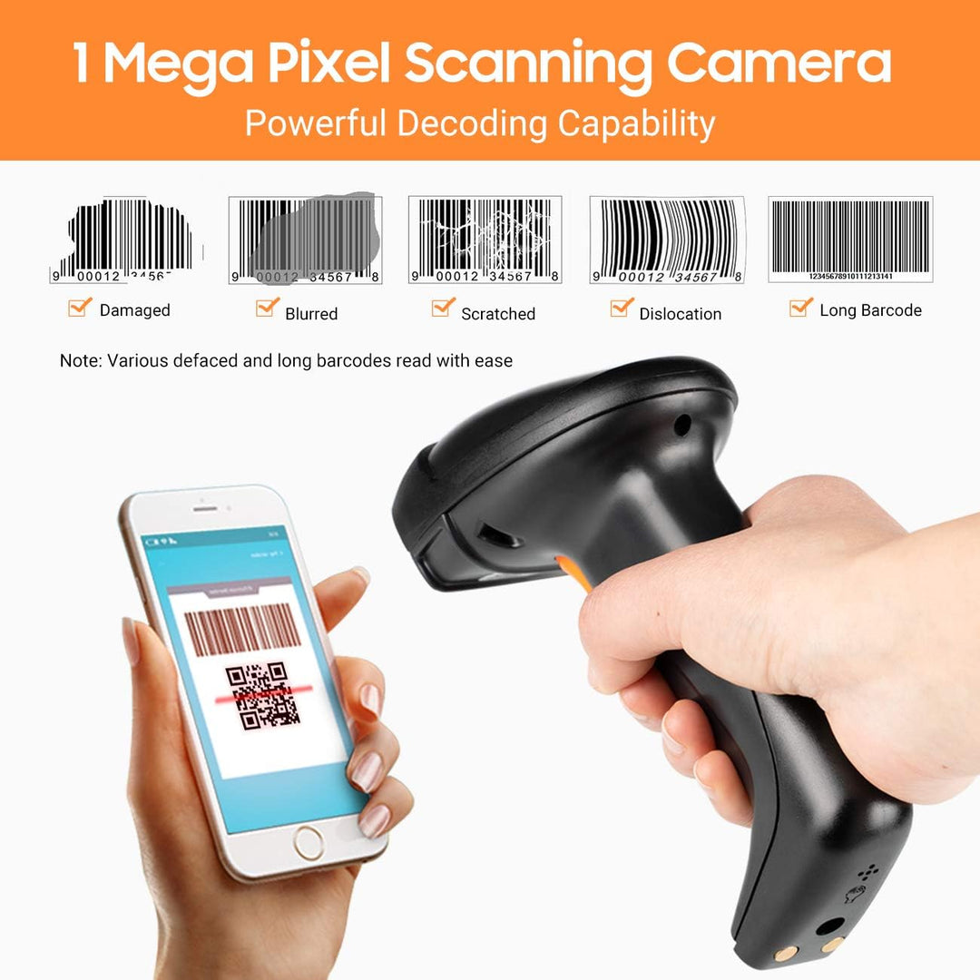 Tera Pro Extreme Leistung 1MP-Kamera Barcodescanner QR 2D 1D Bluetooth Barcode Scanner Wireless 2,4G