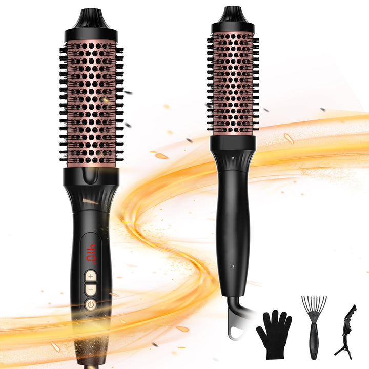 UKLISS Thermobürste 38mm Thermal Brush, Pro Ionische Thermo Rundbürste Lockenbürste [120-210℃], für