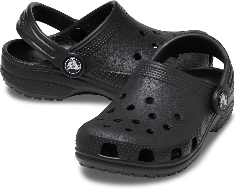 Crocs Unisex Kinder Classic Clog T Holzschuh 22/23 EU Schwarz, 22/23 EU Schwarz