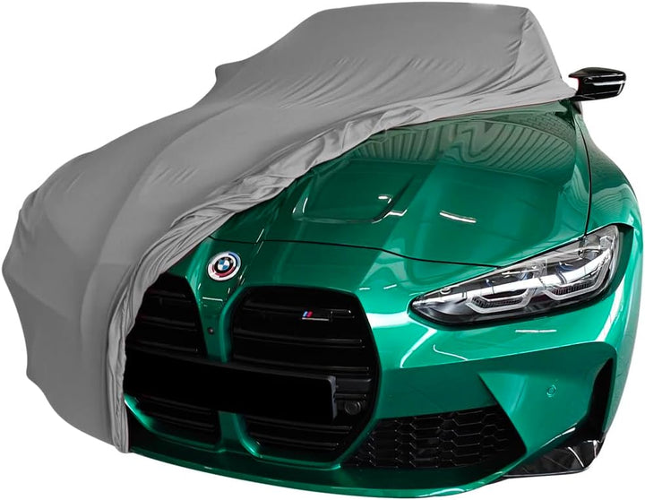 Indoor Autoabdeckung kompatibel mit BMW M3 (G80) SUPER Soft Stretch