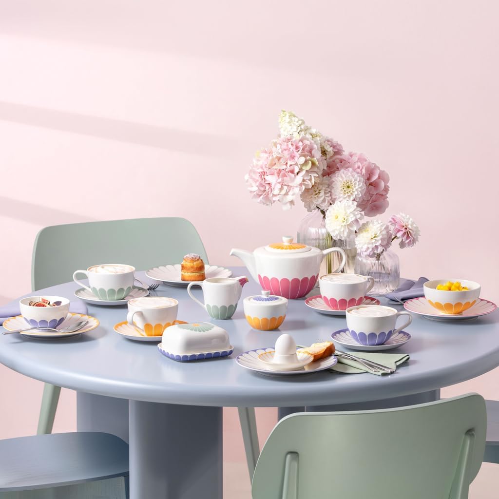 Villeroy & Boch – Fleur Schale, Masse: ca. 11 × 11 × 6,5 cm, Multicolour, spülmaschinenfest & mikrow