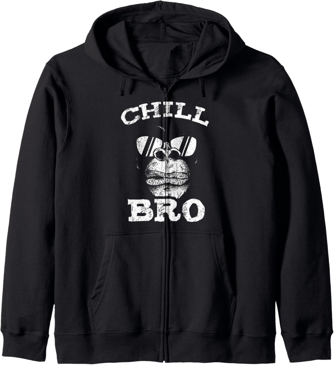 Cooler Affe - Chill Bro Monkey Kapuzenjacke
