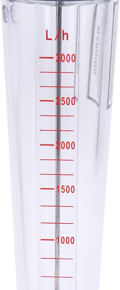 Durchflussmesser-Rotameter Kunststoffrohr Typ LZS-25 Durchflussmesser 300-3000L/H Wasser-Rotameter