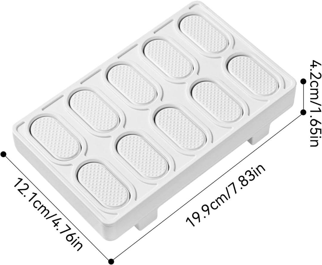 Sushi-Reisform, rechteckige Nigiri-Reiskugelform, 10-in-1 Mini-japanische Onigiri-Sushi-Form, rechte