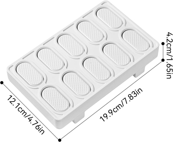 Sushi-Reisform, rechteckige Nigiri-Reiskugelform, 10-in-1 Mini-japanische Onigiri-Sushi-Form, rechte
