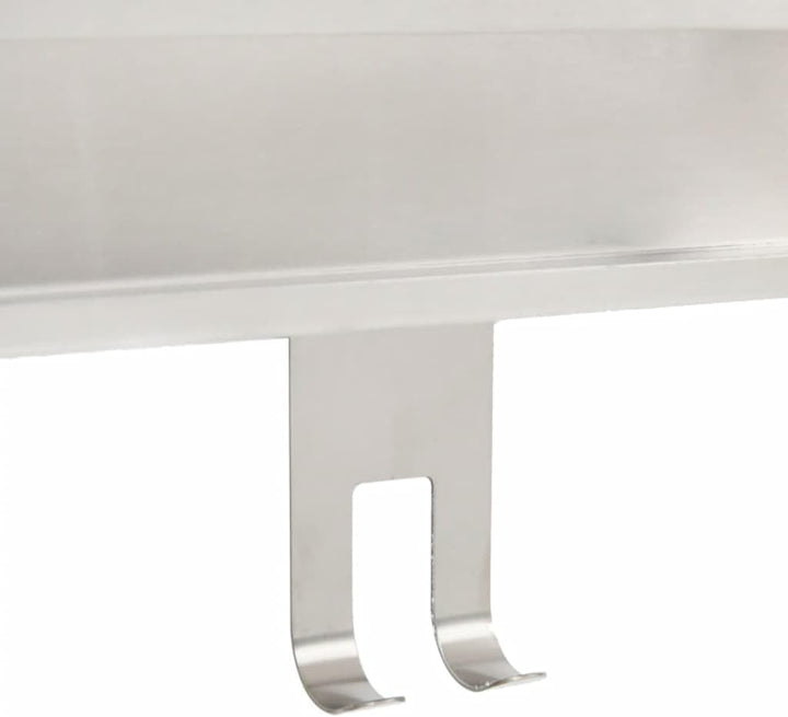 vidaXL Duschcaddy Hängend, Dusche Hängeregal mit 2-in-1-Design, Duschkorb ohne Bohren, Duschablage f