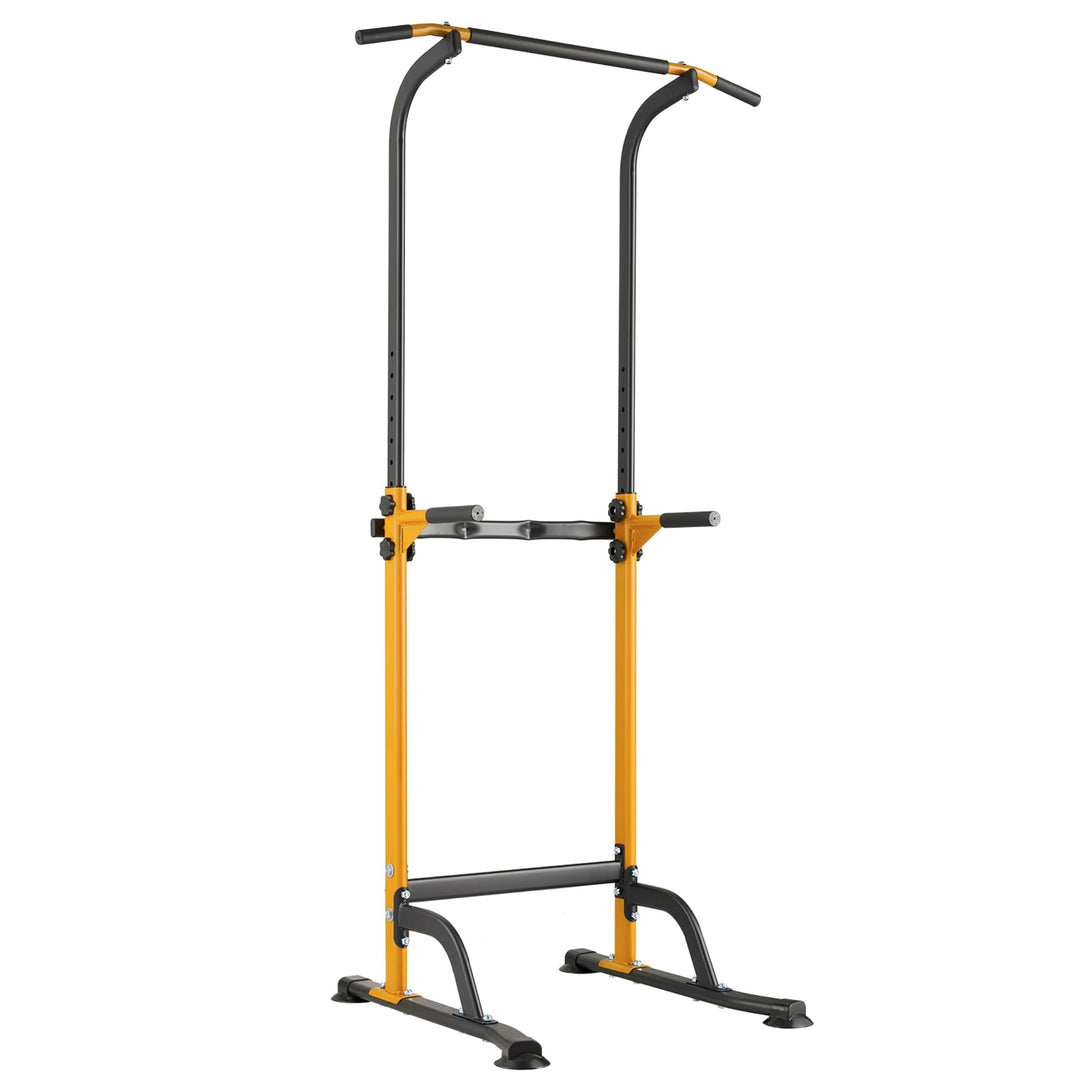 Heimfitness Kraftturm, Dip Station, Verstellbare Klimmzugstange für Ganzkörpertraining Stabiler All-