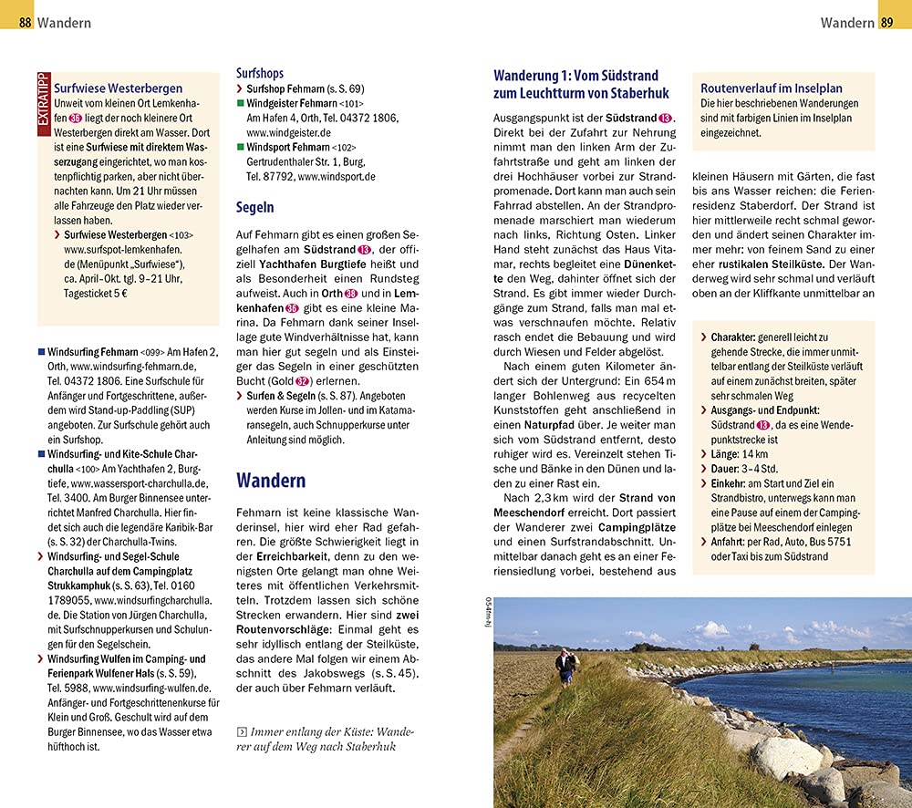 Reise Know-How InselTrip Fehmarn: Reiseführer mit Insel-Faltplan und kostenloser Web-App, Taschenbuc