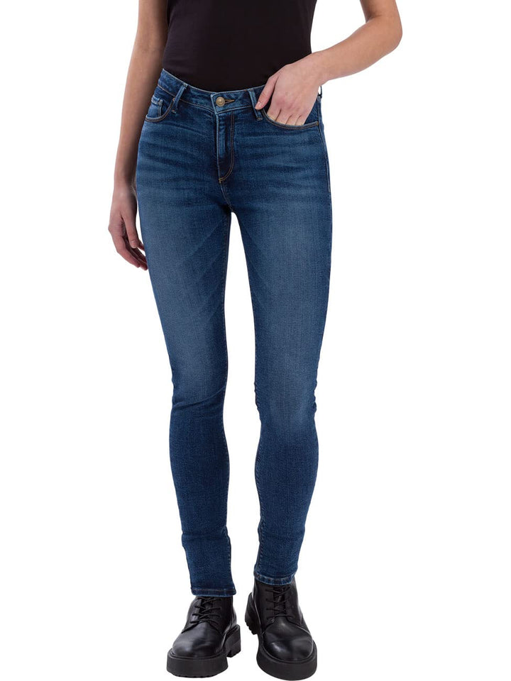 Cross Jeans Damen Alan Skinny Jeans 25W / 32L Ocean Blue, 25W / 32L Ocean Blue