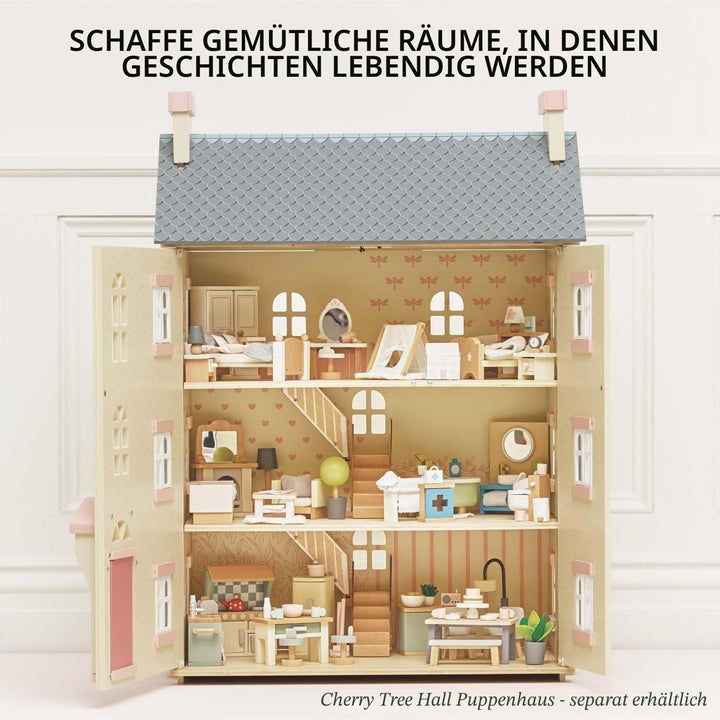 Le Toy Van – Daisylane Küche aus Holz für Puppenhaus-Zubehörset für Puppenhäuser | Puppenhaus-Möbels