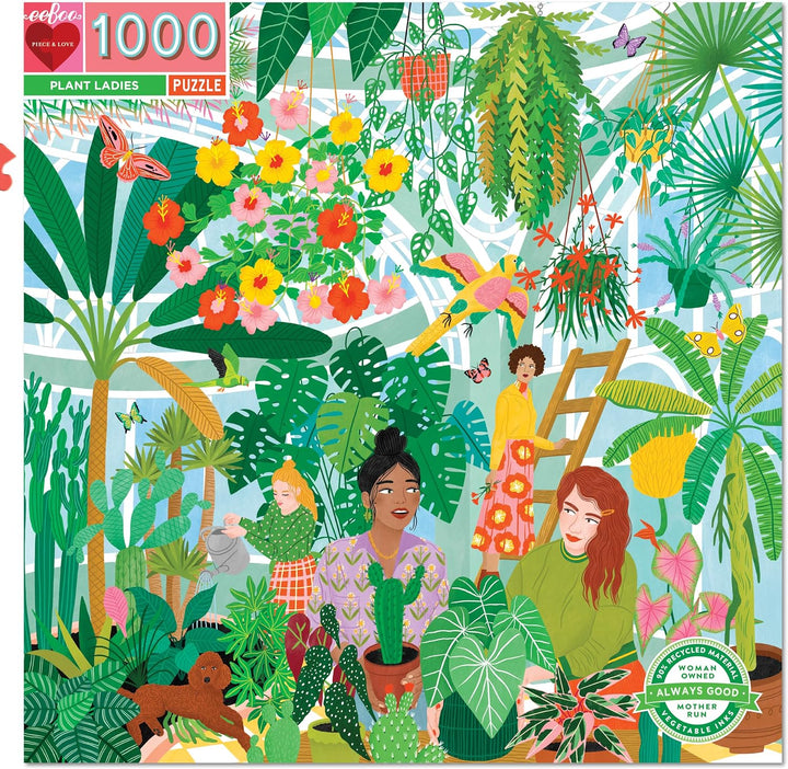 eeBoo - Puzzle - Plant Ladies, 1000 pcs (EPZTPTL)